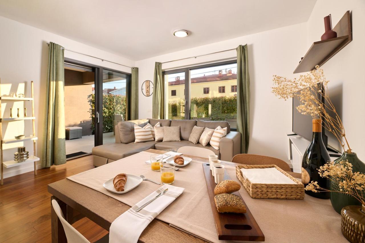 Spada Brand New Apartment With Garden 3 Min From Beach! Poreč Dış mekan fotoğraf